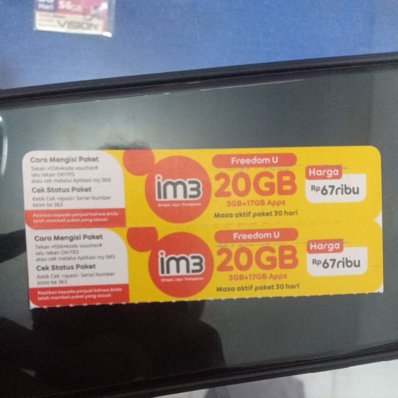 Indosat Voucher 3GB Unlimited ORI