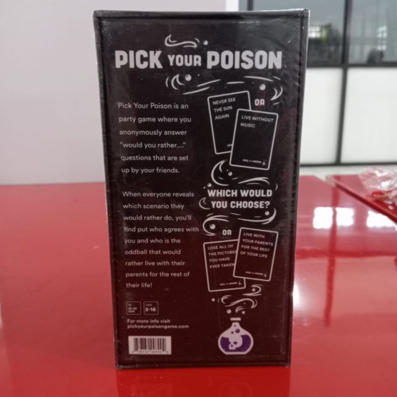 pick your poison board game