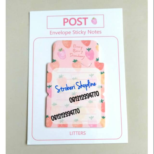 

Strawberry Envelope Sticky Notes (MINI)