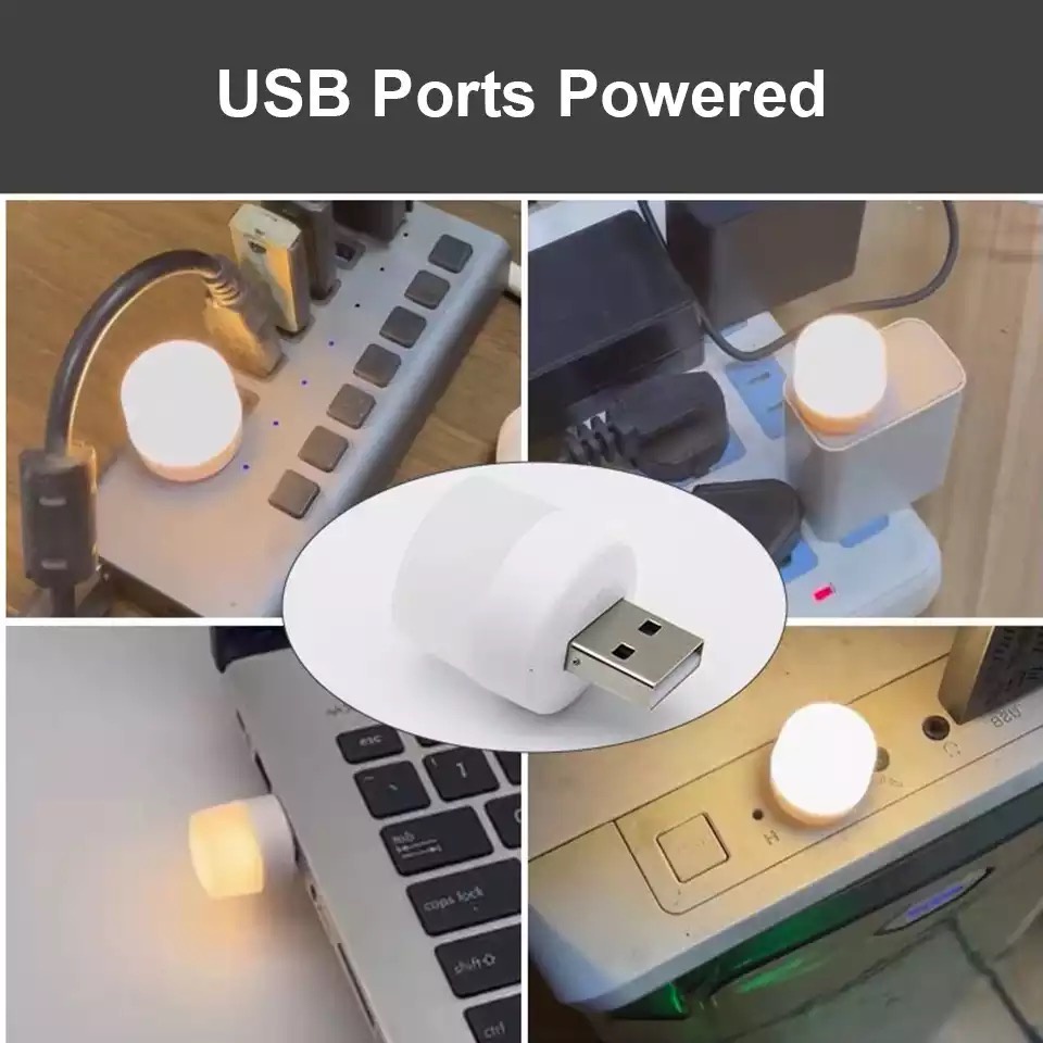 [XOQ] LAMPU MINI USB LED / BOLA LAMPU KECIL USB PORT / LAMPU PORTABLE BELAJAR / LAMPU TIDUR