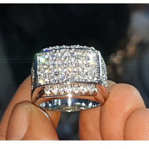 Batu permata berlian putih kw 24 mata