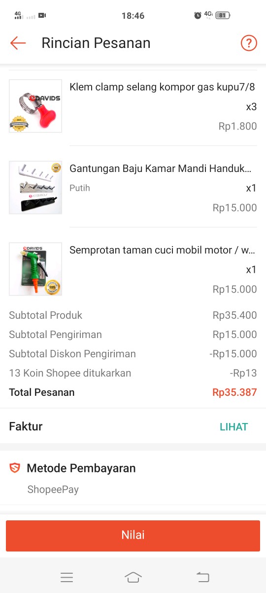 Gantungan Baju Kamar Mandi Handuk Dinding Tempel Kapstok Soligen