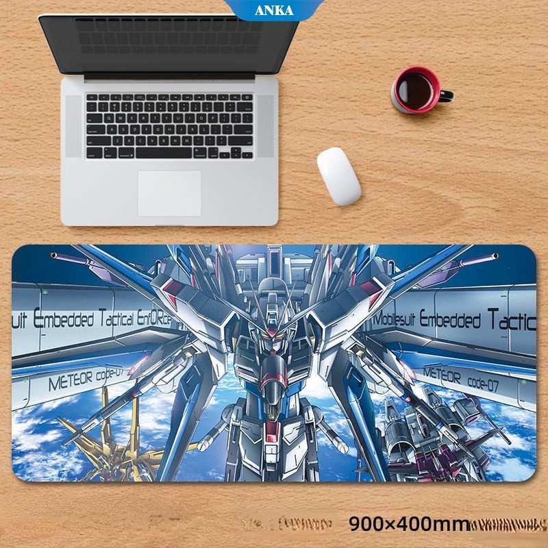 Gundam Mouse Pad Besar Anime Gundam Gaming Keyboard Pad Mobile Suit Gundam Desktop Table Mat