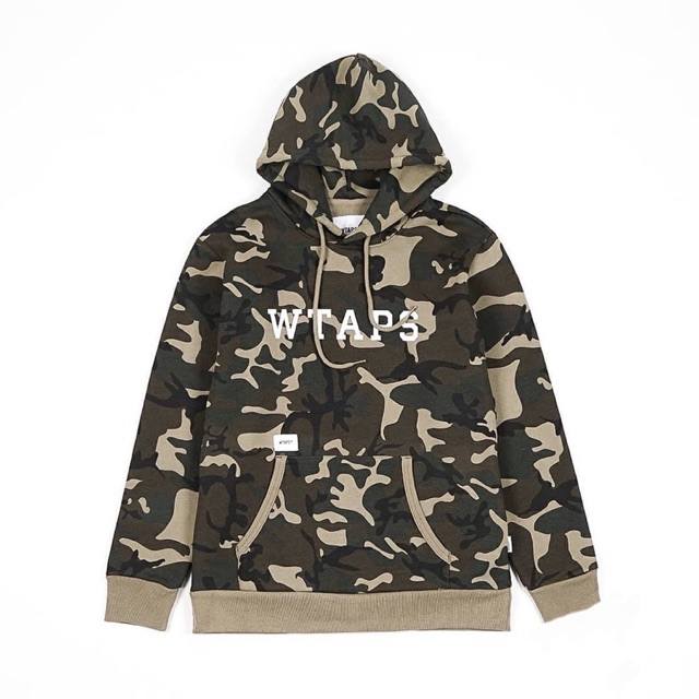 wtaps camo hoodie