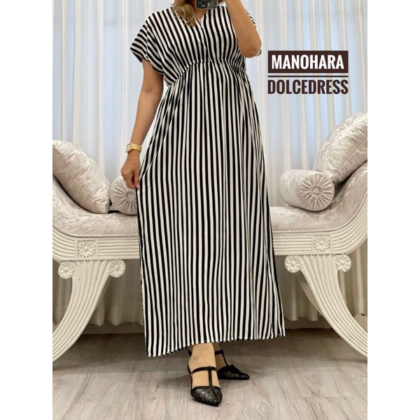 Daster Arab Dolce MANOHARA Long Dress Rayon Semata Kaki