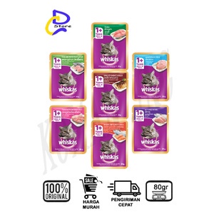 WHISKAS POUCH 80gr - makanan kucing