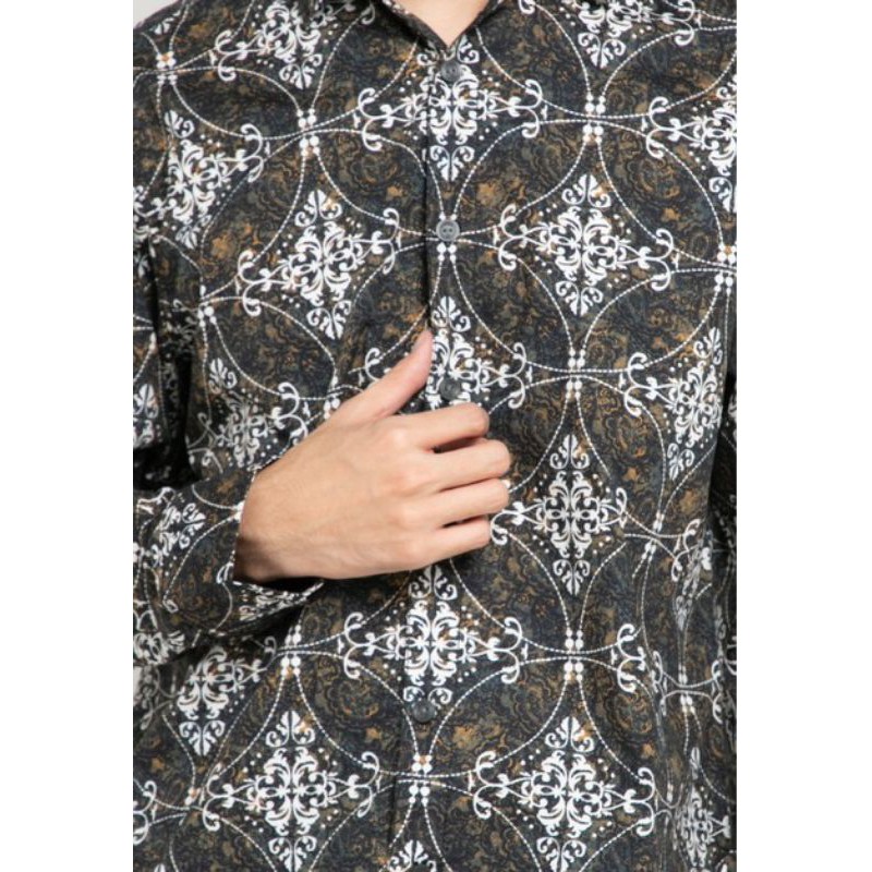 Baju Batik Pria Lengan Panjang Emba Classic KLAIN SHIRT-8612840117
