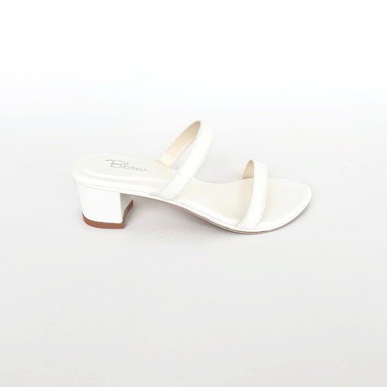 Blow Isabel Block Heels Wanita Tali BLNI 0024-White