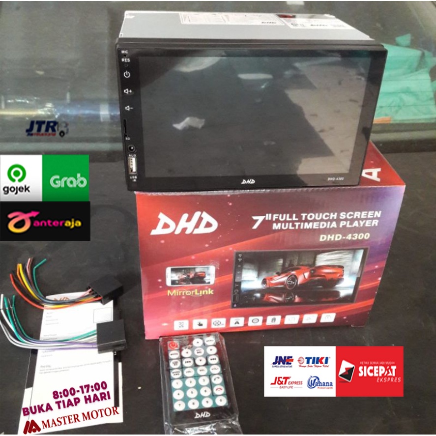 Deckless Doubledin DHD 4300 7 inch MIRRORLINK RADIO USB SD Aux HEADUNIT DHD4300 Innova Rush Calya