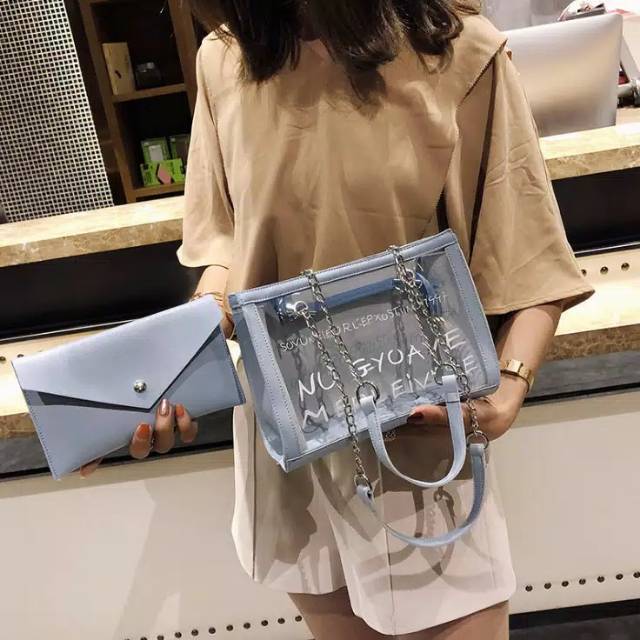 🔛TEAM MURAH🔛 F6C5VG TAS WANITA SLEMPANG 2 IN 1 💯% IMPORT