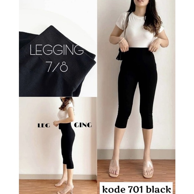 Celana Legging 7per8 Polos Warna