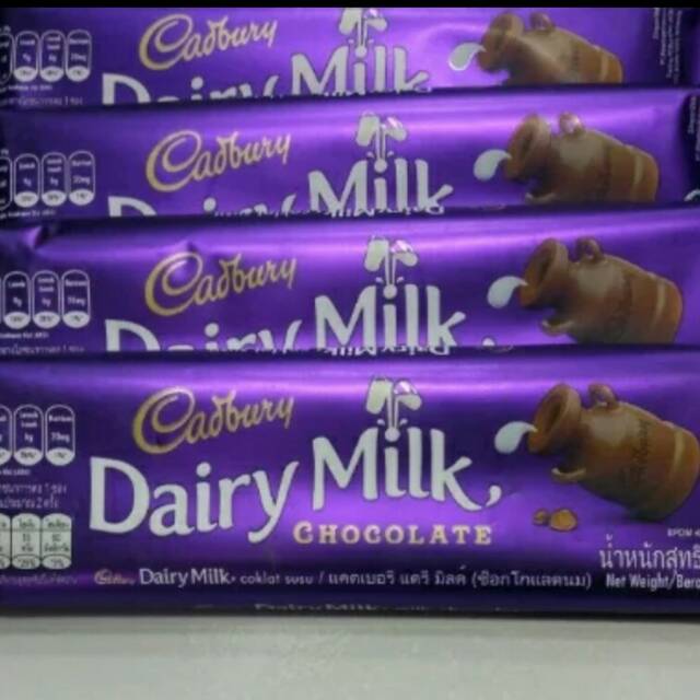 

Cadbury dairy milk kemasan 65gr