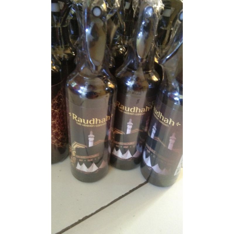 Parfum Rindu Raudhah Ori By Bebbo/Premium 250ml Mengandung Air Zam-Zam