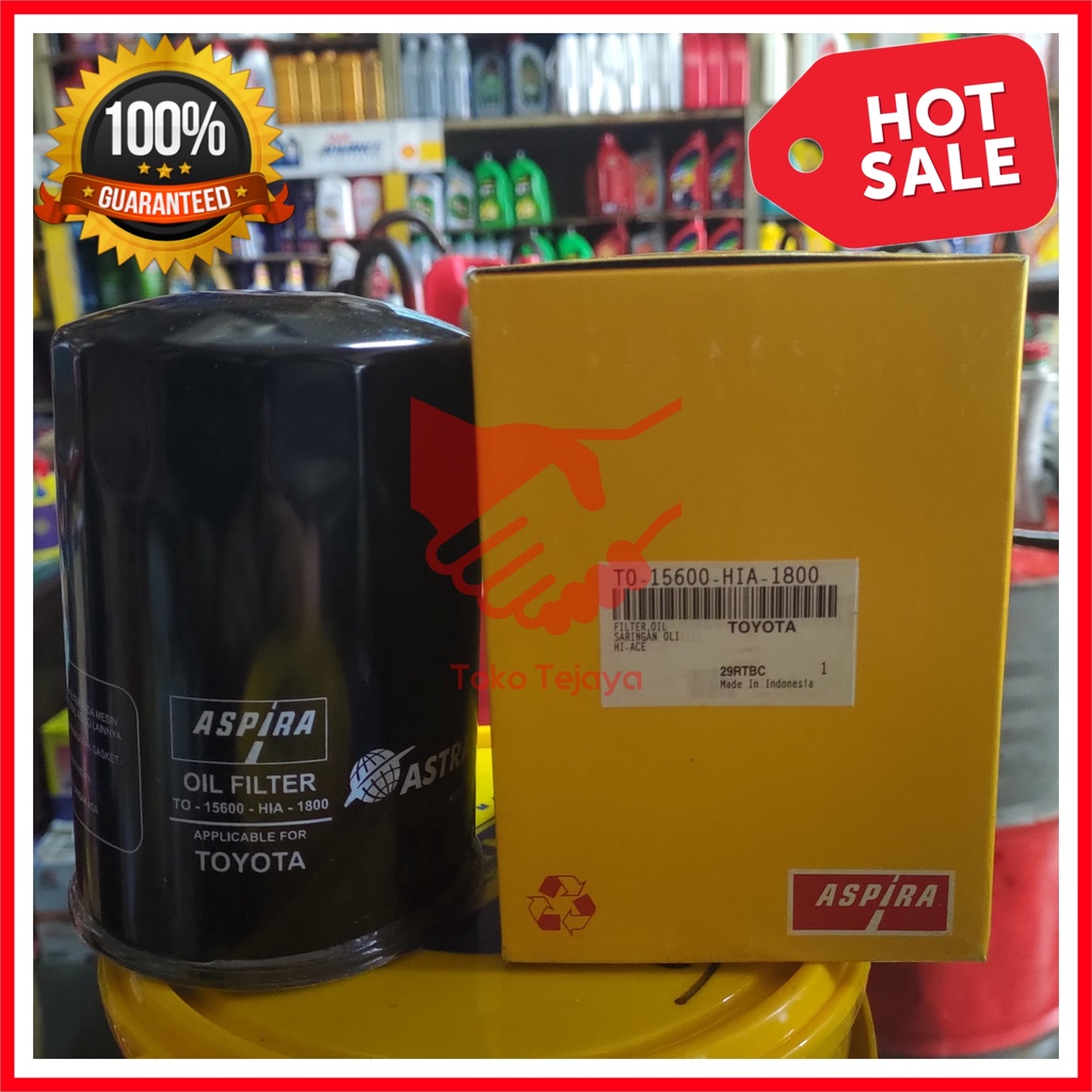 Aspira 15600-HIA-1800 Filter Oli Dyna Rino Kijang Diesel Lancuiser