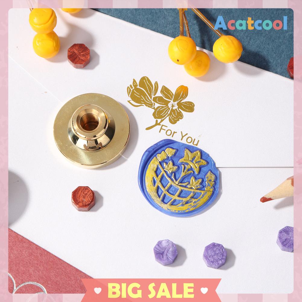 Stempel Segel Lilin Motif Retro Bahan Metal Untuk Dekorasi Scrapbook