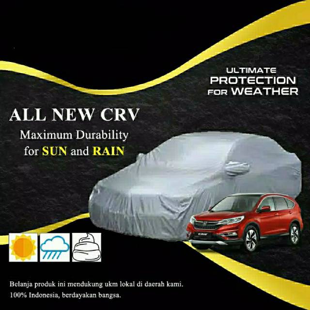 Silver Body Cover Mobil / Sarung Mobil All New CRV