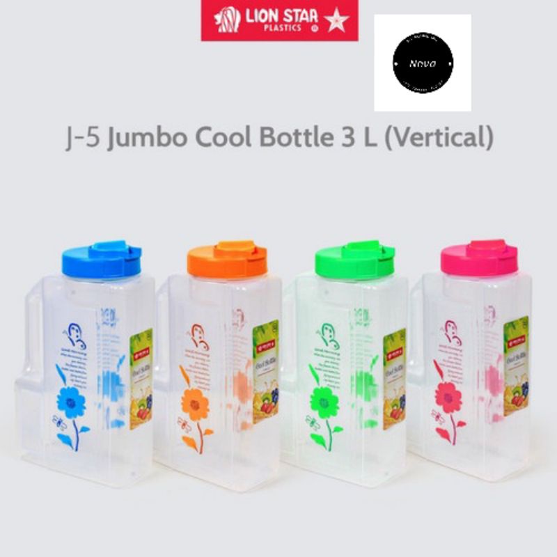 Jumbo Cool Bottle 3 Litre Vertical Botol Minum Lion Star