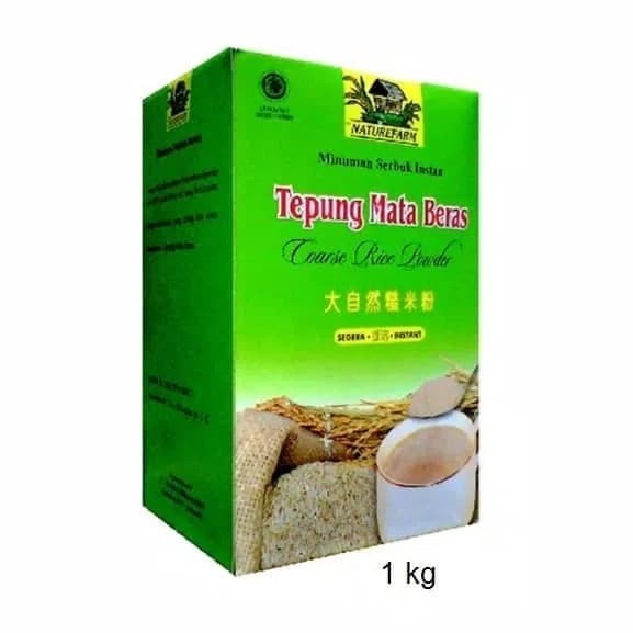 

978Eq10W Nature Farm Bekatul Coarse Rice Powder - Tepung Mata Beras Merah WQ12