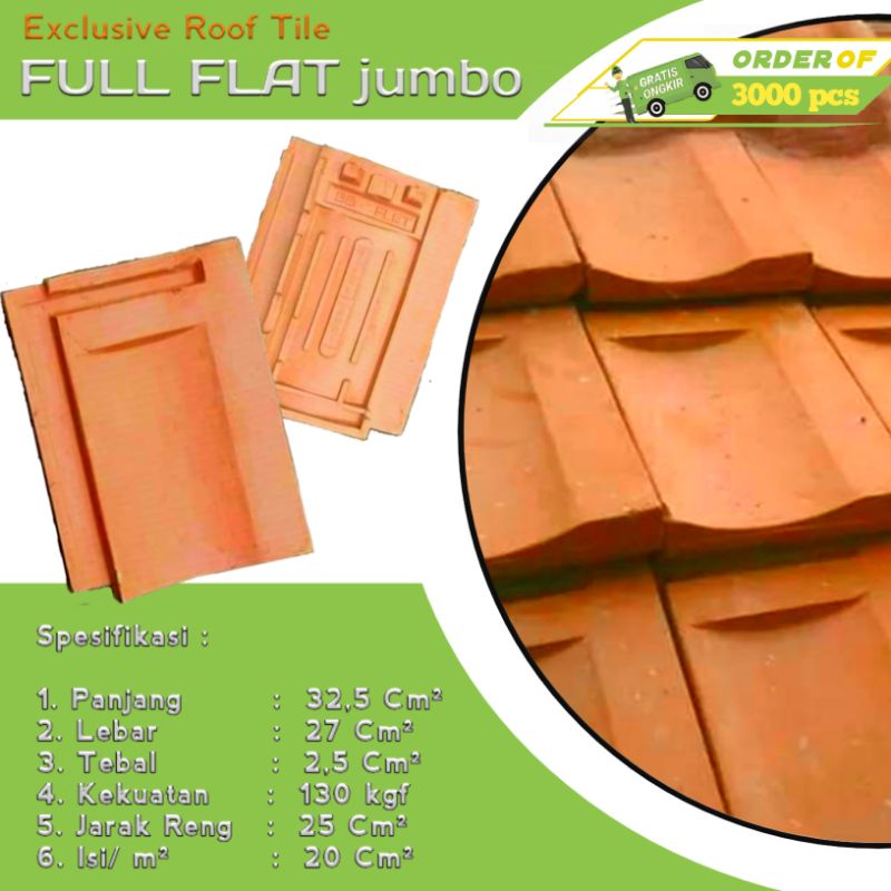 Genteng Full Flat