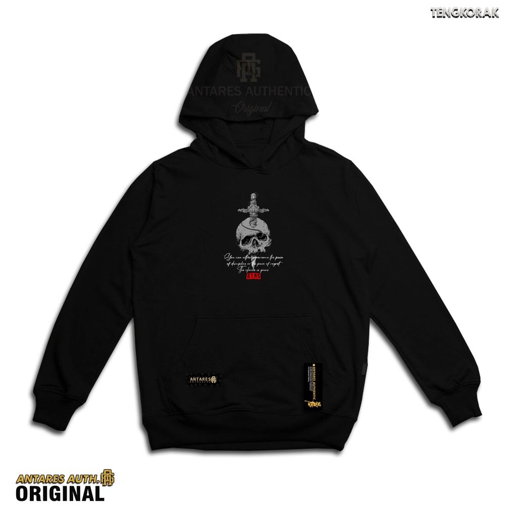 SWEATER HOODIE PRIA DISTRO ANTARAES AHTHENTIC SIZE L-XL TENGKORAK