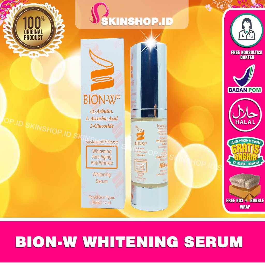 Bion-W Whitening Serum Original / Serum Pemutih BPOM Aman