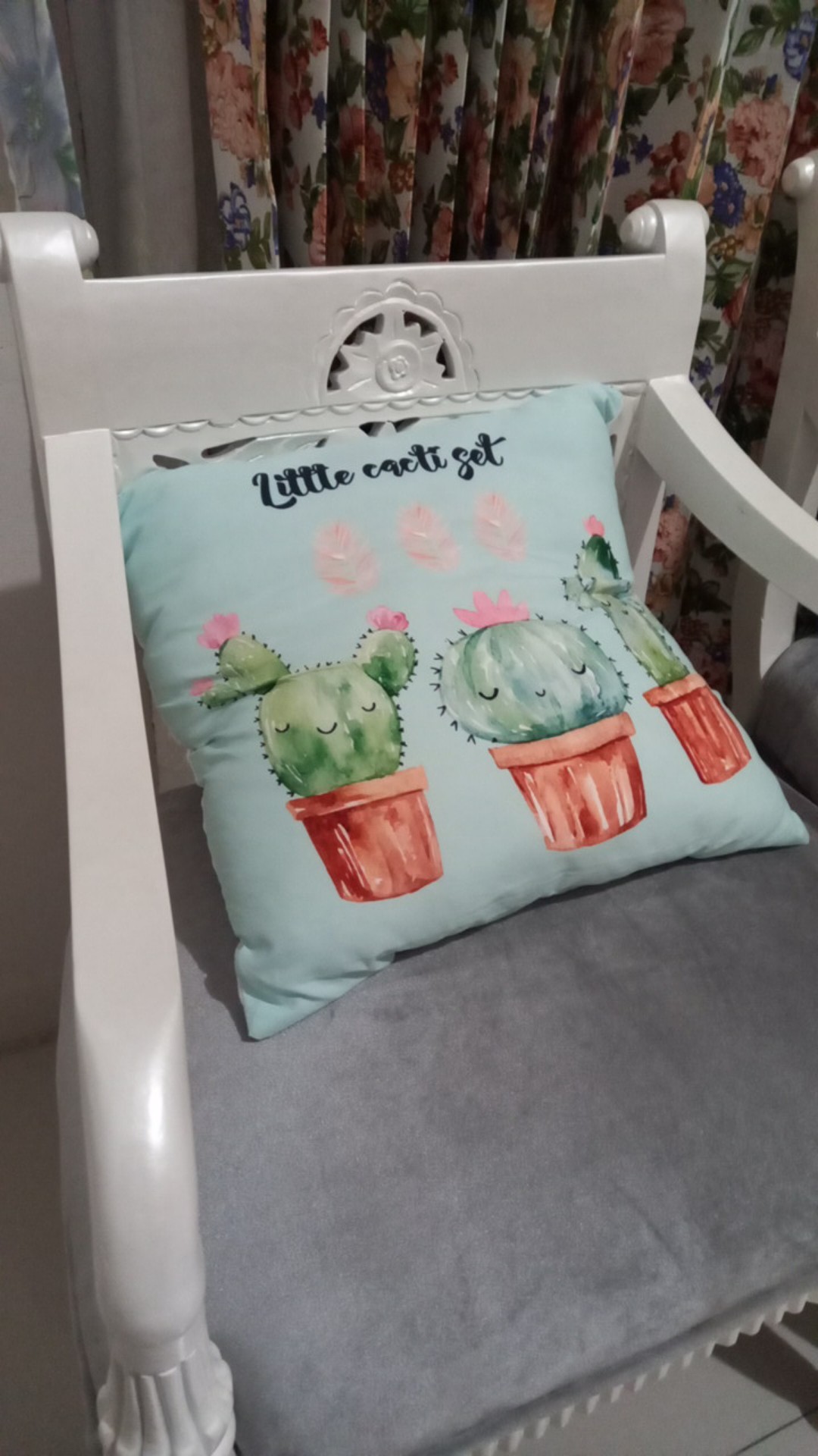 Bantal Sofa Cactus Tanaman Kaktus Set 40x40 Cm - Pusat Kado Murah