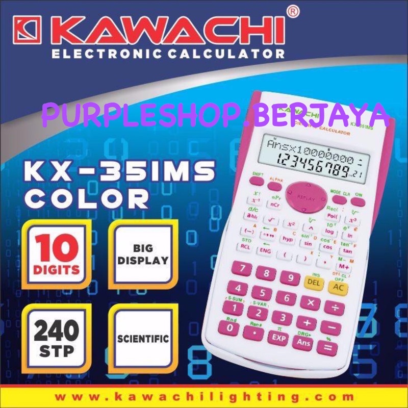 

Kawachi Kalkulator Scientific KX 351MS Random Color