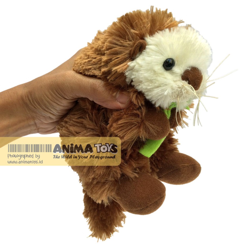 Boneka Hewan Berang-Berang Mini Otter Animatoys SAQ040