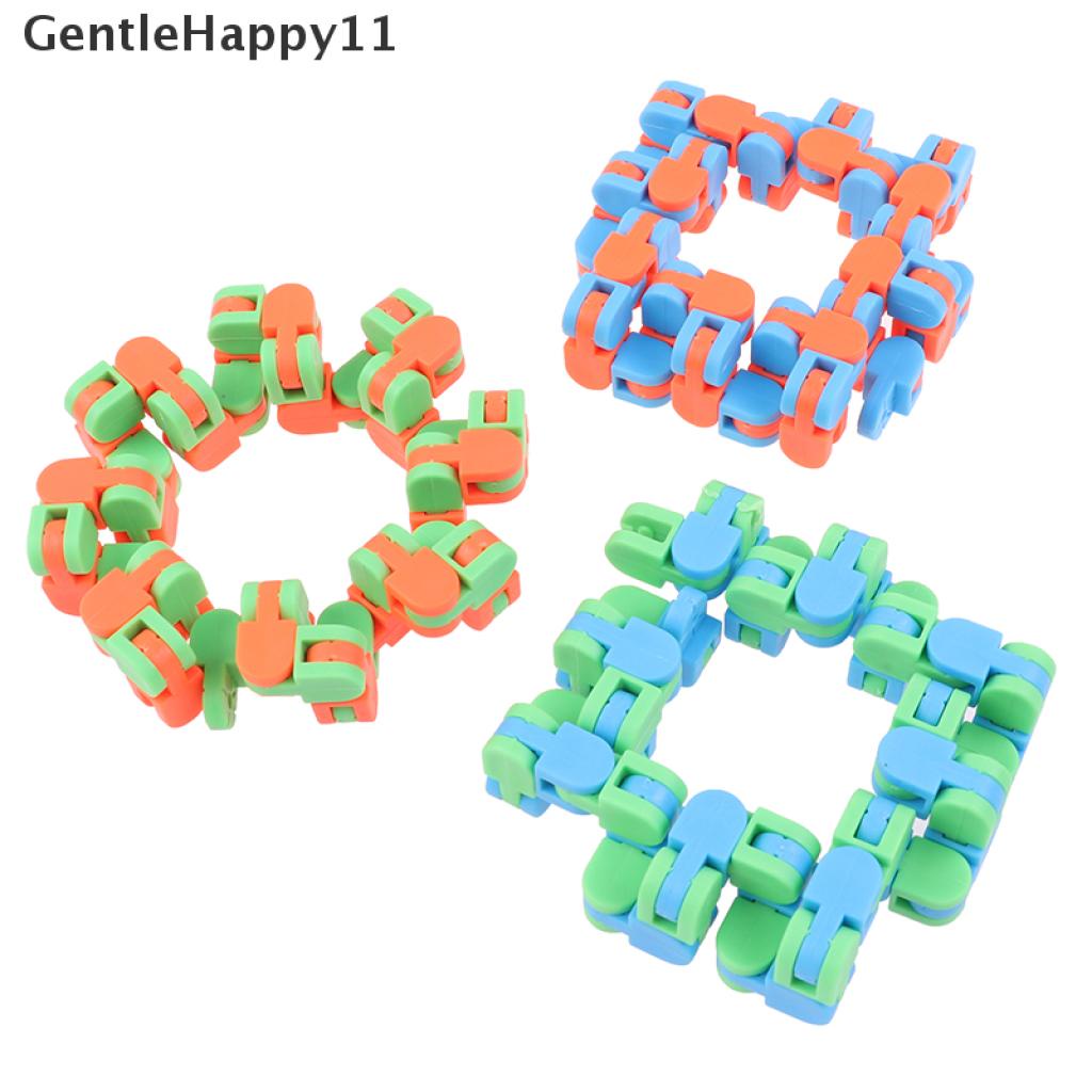 Gentlehappy Wacky Track Snap and Click Mainan Anak Autism Snake Puzzles Classic Sensory Toy