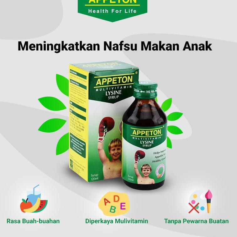 

Appeton Lysine Syrup 60ml SPESIAL .