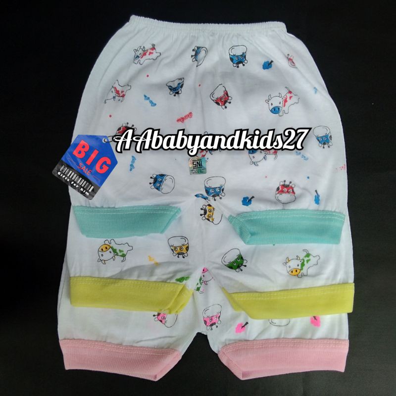 3PC CELANA BAYI LUCKY TIME BULAT SEGI-CELANA BAYI LUCKY POP SEGI KATUN-CELANA BAYI MURAH BERKUALITAS