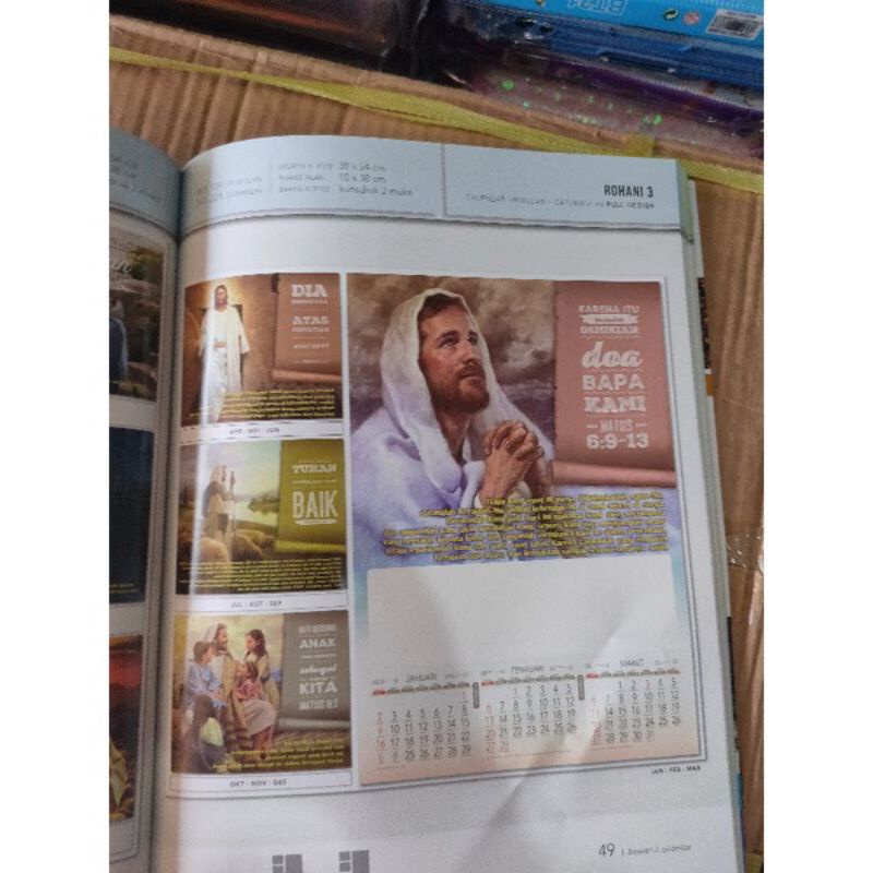 

kalender dinding 2022 motif rohani /Ka'bah
