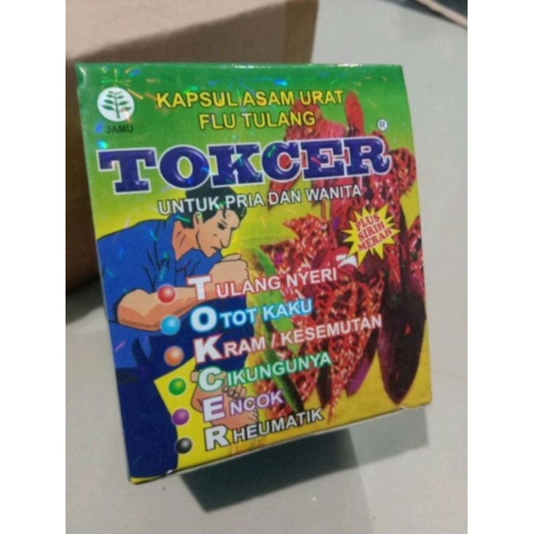 TOKCER Kapsul Asam Urat Flu Tulang