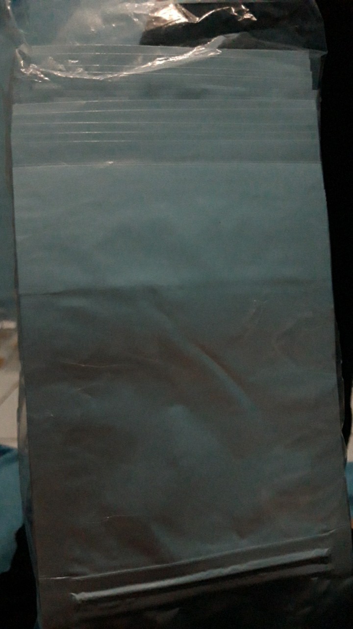 Aluminium Foil Silver Klip Standing Pouch Zipper Snack 9x15 Cm Isi 20