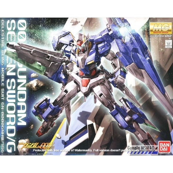 MG GN-0000GNHW/7SG  00 Gundam Seven Sword 1/100