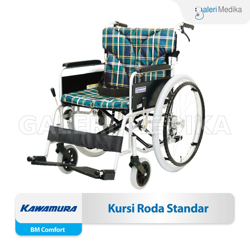 Kursi Roda Jepang Kawamura Type BM Comfort Model - Bahan Aluminium Kuat dan Ringan