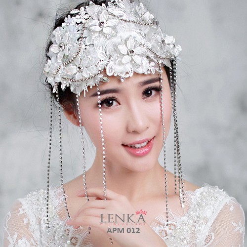 [READY STOCK] BRIDAL TIARA HEADPIECE PENGANTIN WANITA PESTA MODERN APM012