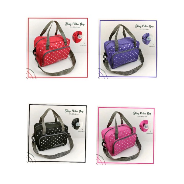 TAS POLKADOT / TAS SELEMPANG ANAK / TAS SEKOLAH ANAK