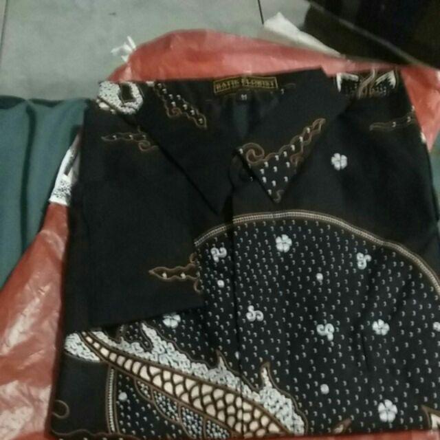Naga Sogan Kemeja Batik Pria Full Furing Bahan Katun Primisima Batik Motif Naga Batik Solo Halus