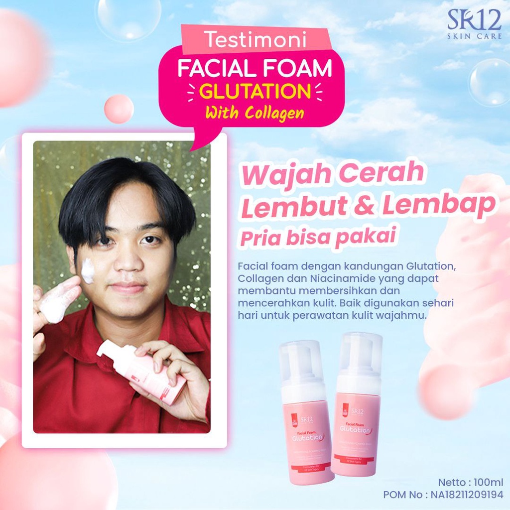 FACIAL FOAM GLUTATION SR12