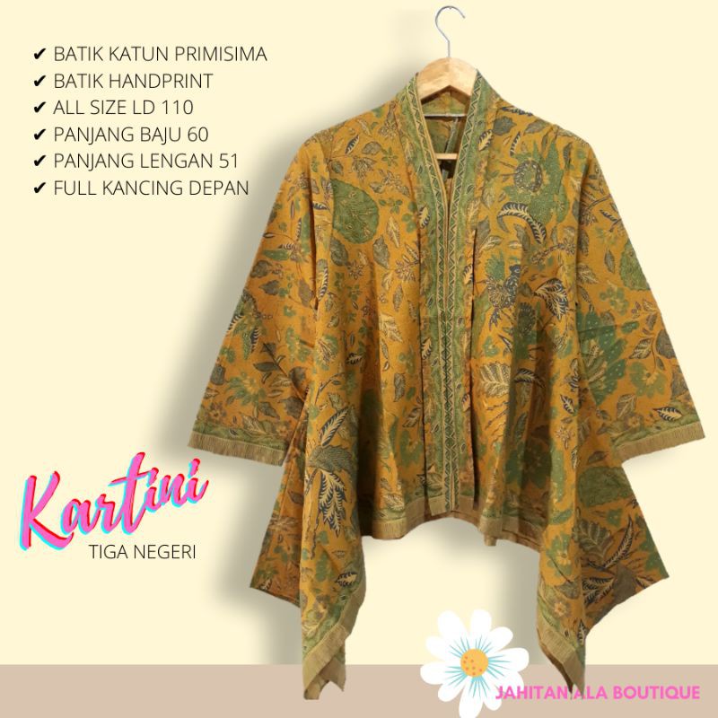 Blus tiga negri batik solo blus wanita blus kerja blus  kartini