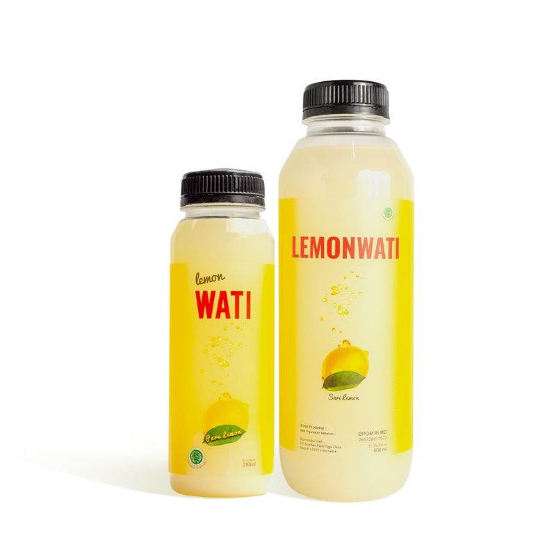 

LEMONWATI (250ml 1 botol dan 500ml 1 botol) diet langsing sari lemon fresh peras asli premium juice detox alami BPOM HALAL MUI tanpa pengawet