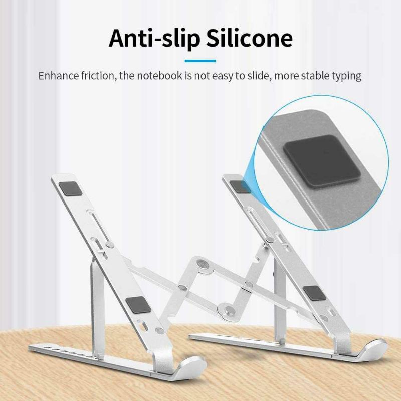 Stand Laptop lipat Aluminium Foldable Adjustable 7 Level - N7