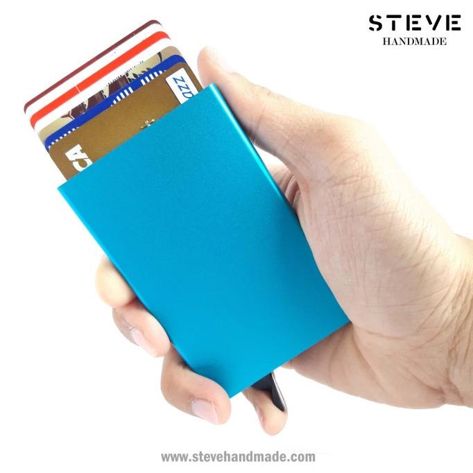 

[[COD]] Tempat Kartu ATM Dompet Kartu Kredit Credit Card Holder Style A Blue BOOM SALE Kode 510