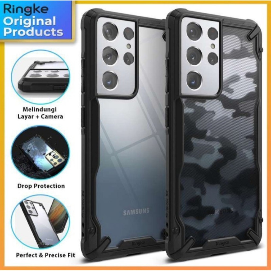 Ringke Fusion X Samsung S21 S21+ S21 ULTRA Case Cover Casing Original