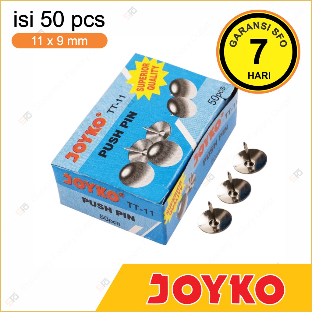 

Paku Payung Joyko isi 50 - Thumb Tack Pines TT-11