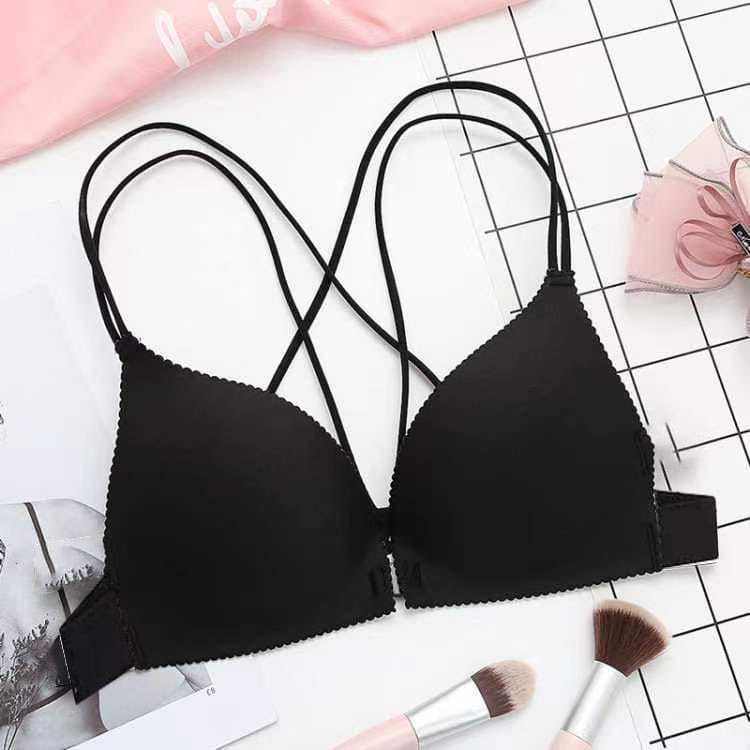 Bra / bh wanita 9073 busa sedang tidak ada kawat kain lembut (PROMO BELI 4 FREE MASKER)