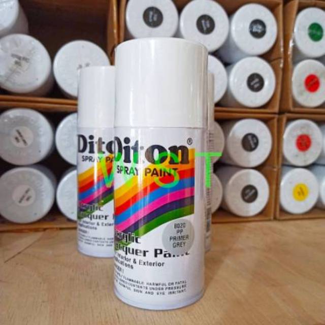 DITON 8020 PP PRIMER GREY Cat Dasar Abu Abu Cat Semprot Pilox Pylox