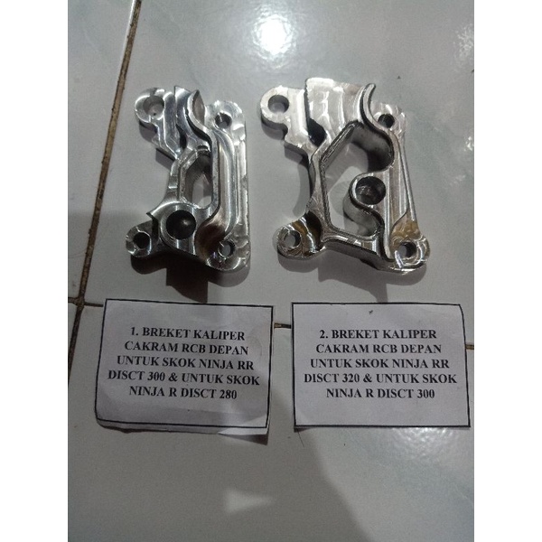 breket kaliper rcb tiger pnp shok ninja
