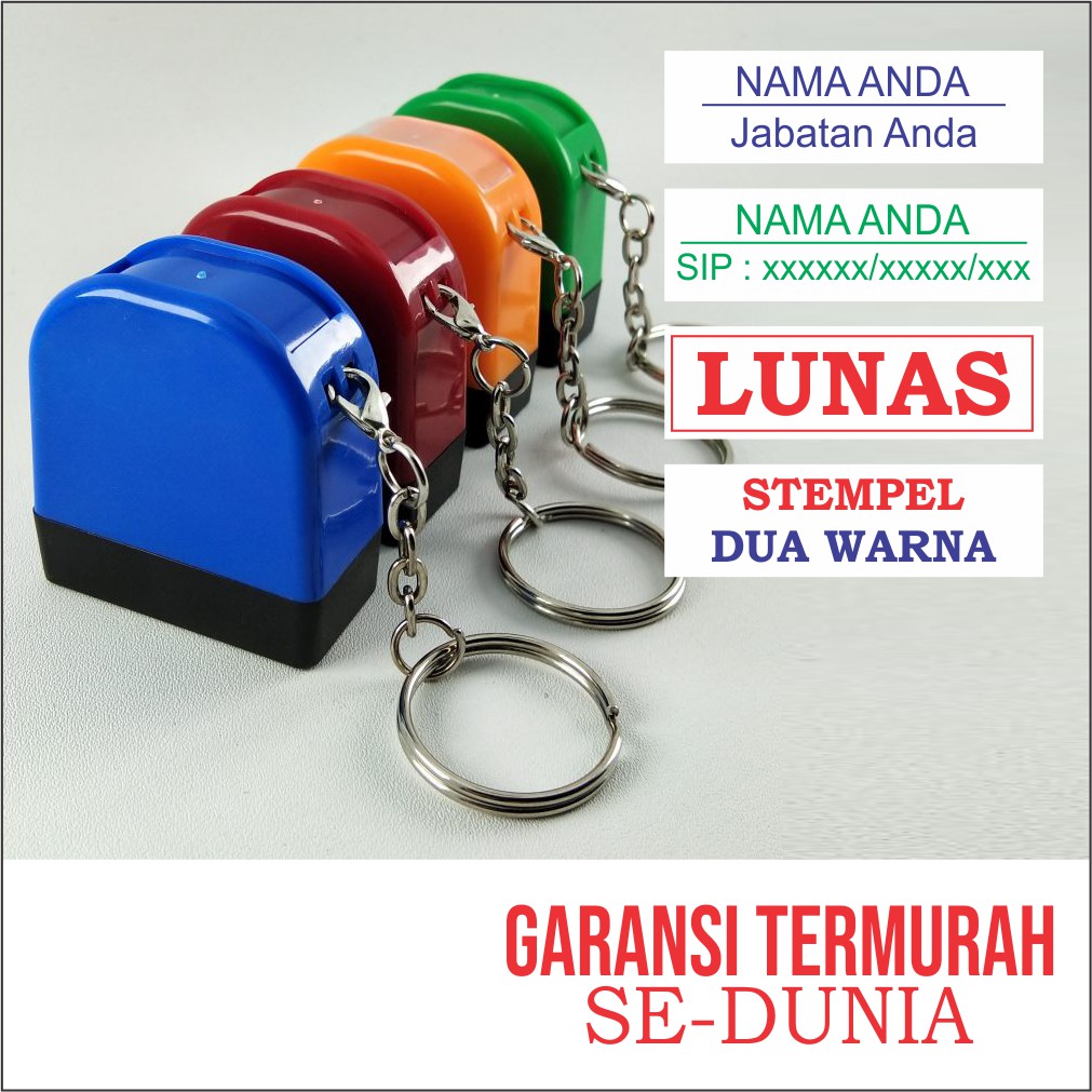 

Stempel Nama Mini 10x28mm Gantungan Kunci Free Desain